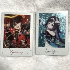 公式正規品】原神 原神fes チェキ フォトカード 嘉明 藍硯 セット