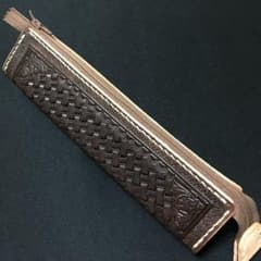 割引中　ハンドメイド　レザーペンケースのサムネイル