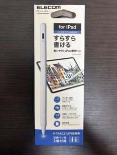 ELECOM タッチペン P-TPACSTAP05WH ホワイトのサムネイル
