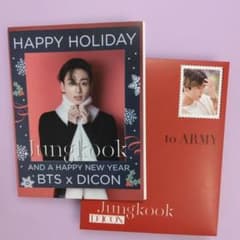 BTS ジョングク D'ICON クリスマスアコーディオン両面カード - メルカリ