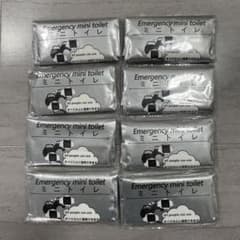 Emergency mini toilet ミニトイレ 700cc 8枚