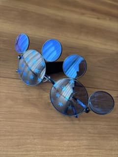⭐︎Disney⭐︎ミッキーマウス型青色サングラス 星柄のサムネイル