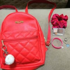 ALGY赤バッグ＆小物セット 美品のサムネイル