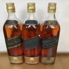ジョニーウォーカー ブラックラベル 金キャップ 特級 750ml 3本セット
