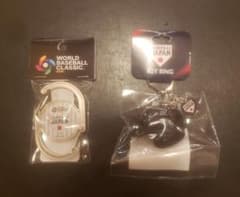 ☆【品薄商品】WBC 大谷翔平ヘルメット型キーリング & カラビナ2個セットのサムネイル