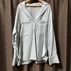 COLLAGE GALLARDAGALANTE 長袖シャツ ライトブルーのサムネイル