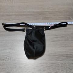 メンズ水着Ｇストリング黒のサムネイル