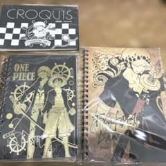 トラファルガー・ロー　ワンピース ノート クロッキー帳 3個セットのサムネイル