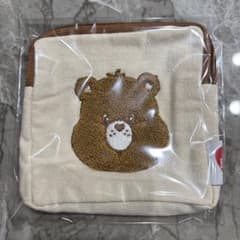 ガチャガチャ　ケアベア　もこもこポーチのサムネイル