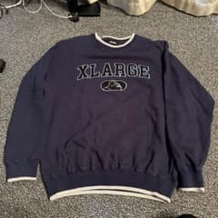 XLARGE ネイビー トレーナー Mサイズのサムネイル
