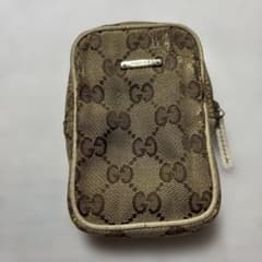 GUCCI グッチ GGキャンバス シガレットケース ポーチ 小物入れ 訳あり