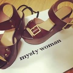 ♡ mysty woman ウエッジソールサンダル ♡のサムネイル