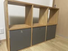 無印良品　スタッキングシェルフセット・３段×２列・オーク材のサムネイル