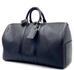 ルイヴィトン LV エピ キーポル45 ボストンバッグ 大容量 ノワール