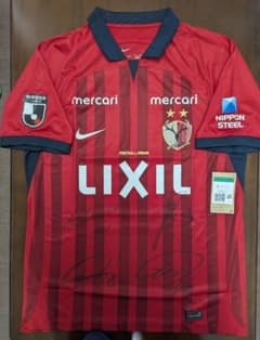 鹿島アントラーズ　ユニフォーム　サイン入り　2004 タグ付き　XL 2023鹿島アントラーズ ユニフォーム 12番 XLサイズサイン入り - メルカリ