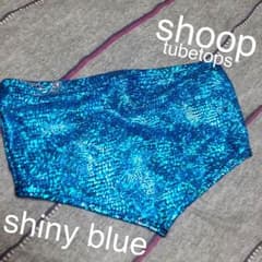 shoopチューブトップス◆ブルーのサムネイル