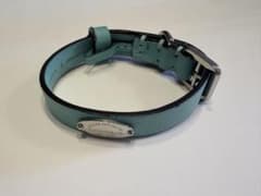 Tiffany & Co. レザー ドッグカラー ティファニーブルー S 箱あり Tiffany & Co. レザー ドッグカラー ティファニーブルー S 箱あり