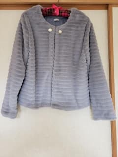 axes femme ノーカラージャケット ファーコートのサムネイル