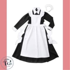 ハロウィン コスプレ レトロロングメイドのサムネイル