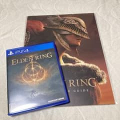 ELDEN RING 通常版　PS4 特典の未開封アドベンチャーガイド付きのサムネイル