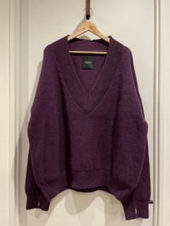 K*K様 UNUSEDアンユーズド 7G V-neck knit - メルカリ