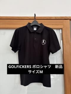 Golfickers（ゴルフィッカーズ）ポロシャツ ブラック・XL GOLFICKERS ゴルフィッカーズ ポロシャツ - メルカリ