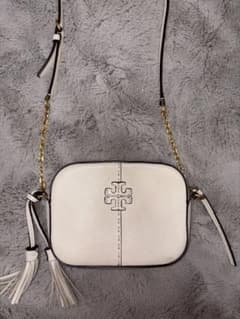 Tory Burch ショルダーバッグ ホワイト タッセル - メルカリ