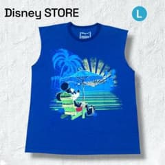 ディズニーストア ミッキーマウス ノースリーブ リゾート アート ホンジュラス製