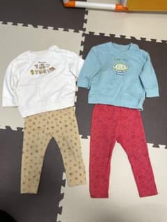 【おはな様専用】ユニクロ ディズニー ピクサー 子供服 90 トレーナー ズボンのサムネイル