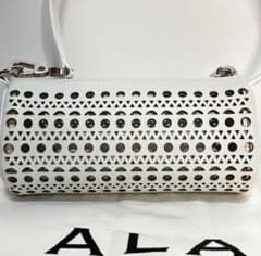 美品　アライア　ハンドバッグ MINI TUBE BAG