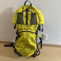 ★美品★モンベル　ベビーキャリア背負子　イエロー　サンシェイド ピロー付きのサムネイル