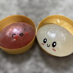 ぷにゅっとラメ肉まん BIG15cm スクイーズ 2個セット おもちゃ 水感のサムネイル