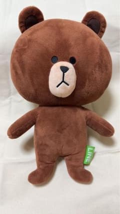LINE FRIENDS ブラウン ぬいぐるみ 約40cm 正規品のサムネイル
