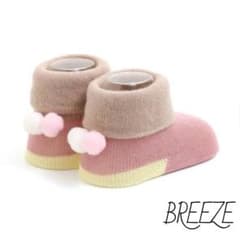 *まとめ割* babyポンポン付ベビー靴下_BREEZEのサムネイル