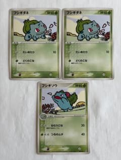 【希少】ポケモンカード フシギダネ＆フシギソウ 進化ライン 大地のグラードンのサムネイル