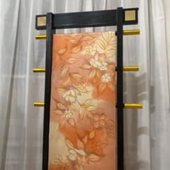 新品未使用　着物反物　ちりめん　正絹　京都呉服　リメイク　ハンドメイドのサムネイル