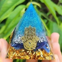開運 オルゴナイト ピラミッド 健康 金運 カイヤナイト GA005 - メルカリ