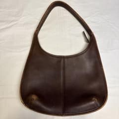COACH 1998ショルダーバッグ ブラウン レザーのサムネイル