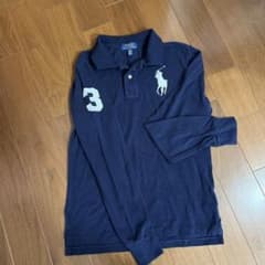 Polo Ralph Lauren ネイビー長袖ポロシャツ L/Gのサムネイル