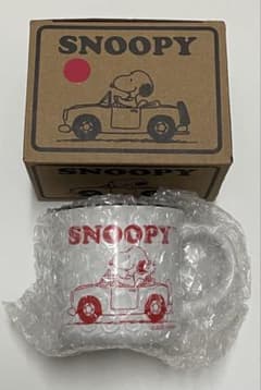 SNOOPY スヌーピー ゆったりマグカップ 箱付き 赤色のサムネイル