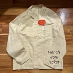 アドルフラフォン フレンチワークジャケット ヘリンボーン