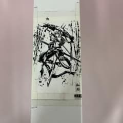 紅蓮 墨絵簡易掛け軸 - メルカリ