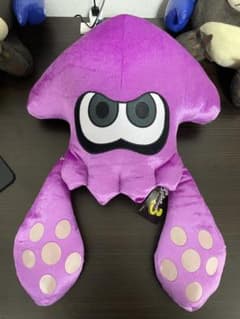 [Prize Item] Unused / Splatoon 3 Die-Cut Cushion - Squid Version