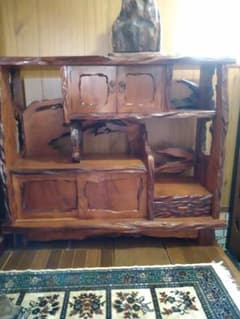 屋久杉 飾り棚 天然木漆塗り オマケあり - メルカリ