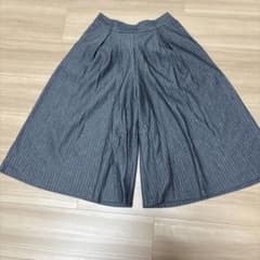 GU ストライプ ガウチョパンツ Sサイズのサムネイル
