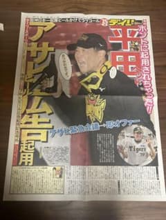 阪神タイガース ファン感謝デー2023 デイリー新聞号外(11月25日号)のサムネイル