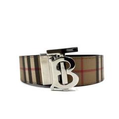 極美品 バーバリー リバーシブルベルト TB金具 ノバチェック ユニセックス 極美品 バーバリー リバーシブルベルト TB金具 ノバチェック