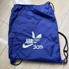 ナップサック ブルー 巾着袋のサムネイル