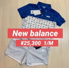 Two items! Brand new ■ 25,300 yen [New Balance Golf] Women's Golf Wear M
