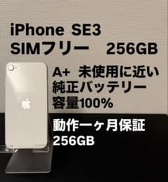 極美品 256GB Apple iPhone SE3 第三世代 日本版 se3 - メルカリ